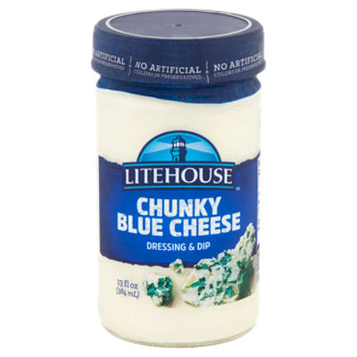 Litehouse Chunky Blue Cheese Dressing & Dip, 13 fl oz