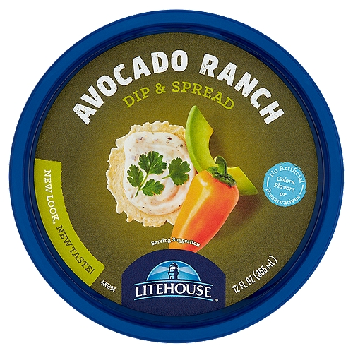 Litehouse Avocado Ranch Dip & Spread, 12 fl oz