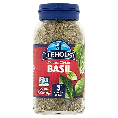 Litehouse Freeze Dried Basil, 0.28 oz