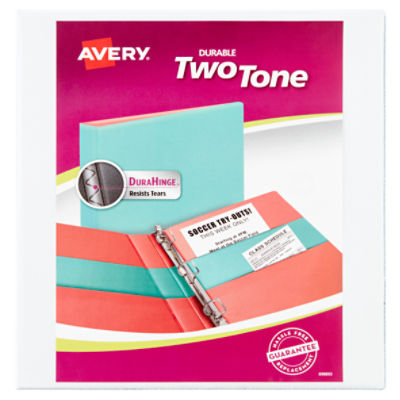 Avery Durable Two Tone Binder, 1 1/2 in.