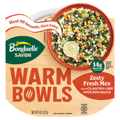 Bonduelle Savor Zesty Fresh Mex Warm Bowls, 8 oz