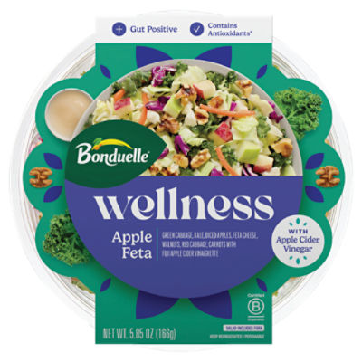 Bonduelle Wellness Apple Feta with Apple Cider Vinegar Salad, 5.85 oz