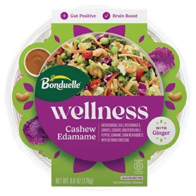 Bonduelle Wellness Cashew Edamame with Ginger Salad, 6 oz