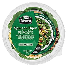 Ready Pac Foods Bistro Spinach Dijon Salad with Sweet Onion Dijon Vinaigrette, 4.75 oz, 4.75 Ounce