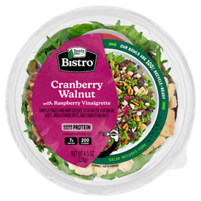 Ready Pac Foods Bistro Cranberry Walnut with Raspberry Vinaigrette Salad, 4.5 oz