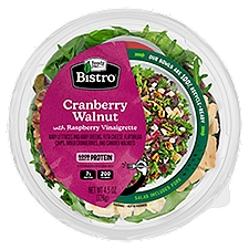 Ready Pac Foods Bistro Cranberry Walnut Salad with Raspberry Vinaigrette, 4.5 oz, 4.55 Ounce