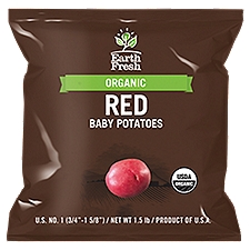 Earth Fresh Organic Red Baby Potatoes, 1.5 lb