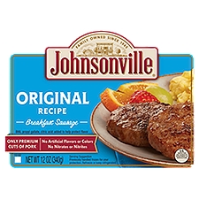 Johnsonville Original Recipe Breakfast Sausage, 8 count, 12 oz