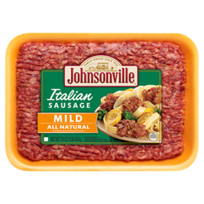 Johnsonville Mild Italian Ground Sausage, 16 oz ShopRite