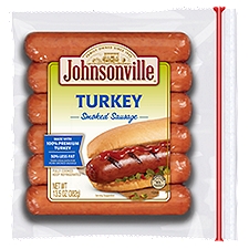Johnsonville Turkey Smoked Sausage, 6 count, 13.5 oz