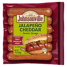 Johnsonville Jalapeño Cheddar Smoked Sausage, 14 oz, 14 Ounce