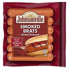 Johnsonville Smoked , Bratwurst, 14 Ounce