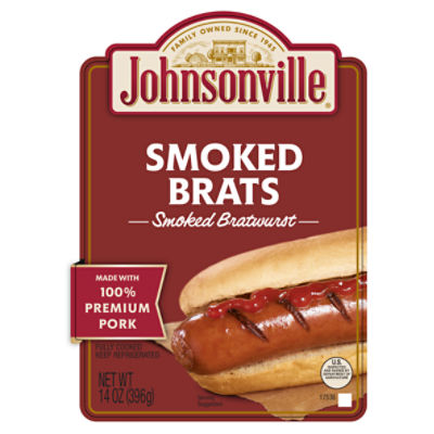 Johnsonville Smoked Bratwurst, 14 oz