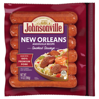 Johnsonville Flame Grilled Fully Cooked Original Bratwurst, 14 oz