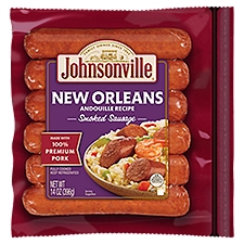 Johnsonville New Orleans Andouille Recipe Smoked Sausage, 6 count, 14 oz, 14 Ounce