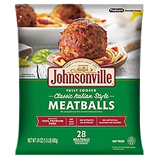 Johnsonville Classic Italian Style, Meatballs, 24 Ounce