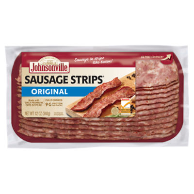 Johnsonville Sausage Strips Original, 12 Count, 12 oz