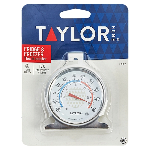 Taylor Home Fridge & Freezer Thermometer