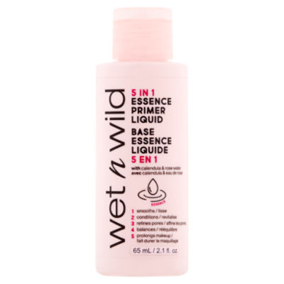 Wet n Wild 5 in 1 Essence Primer Liquid, 2.1 fl oz