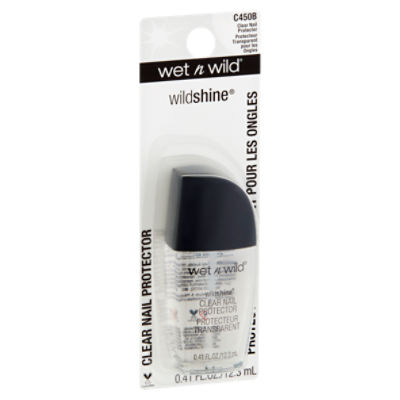 Wet n Wild Wildshine C450B Clear Nail Protector Nail Color, 0.41 fl oz