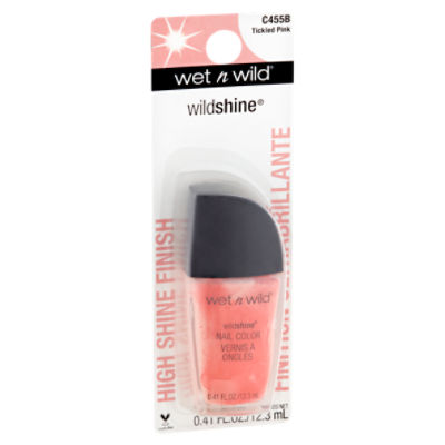 Wet n Wild Wildshine C455B Tickled Pink Nail Color, 0.41 fl oz