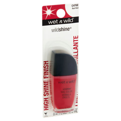 Wet n Wild Wildshine C476E Red Red Nail Color, 0.41 fl oz