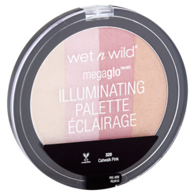 Wet n Wild MegaGlo Illuminating Face Palette - Catwalk Pink, 0.4 oz