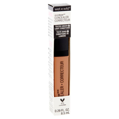 Wet n Wild Photofocus 845B Dark Cocoa Concealer, 0.29 fl oz