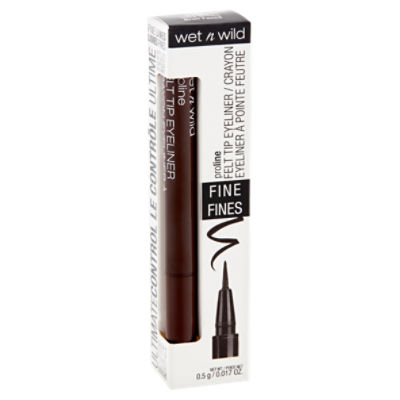 Wet n Wild Proline 876B Dark Brown Felt Tip Eyeliner, 0.017 oz