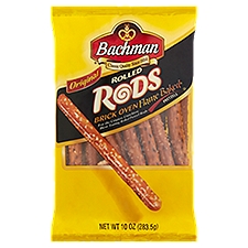 Bachman Original Rolled Rods Brick Oven Flame Baked, Pretzels, 10 Ounce