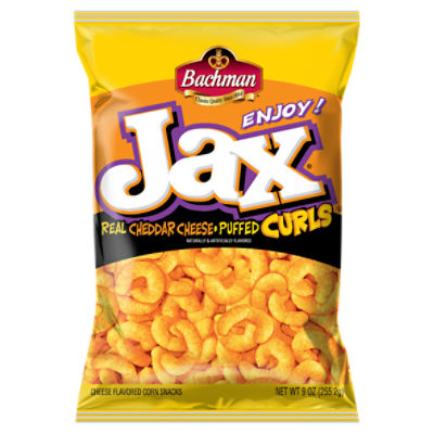 Bachman Jax Cheddar Cheese, Puffed Curls