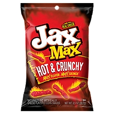 Jax Max Hot & Crunchy Cheese Flavored Corn Snacks, 3.5 oz, 3.5 Ounce