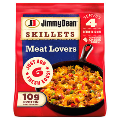 Jimmy Dean Skillets Meat Lovers, Frozen Breakfast, 16 oz ShopRite