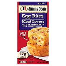 Jimmy Dean Meat Lovers, Egg Bites, 4 Ounce