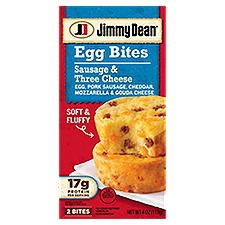 Jimmy Dean Sausage & Three Cheese Egg Bites, 2 count, 4 oz