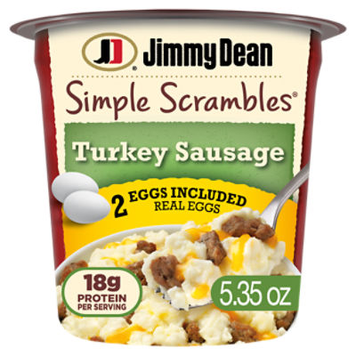 Jimmy Dean Simple Scrambles Turkey Sausage, 5.35 oz