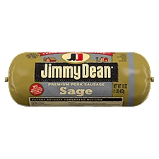 Jimmy Dean Premium Pork Sage, Sausage Roll, 16 Ounce