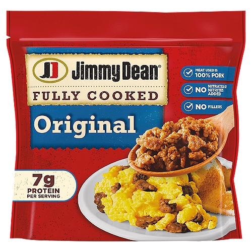 Jimmy Dean® Fully Cooked Original Breakfast Sausage Crumbles, 9.6 oz