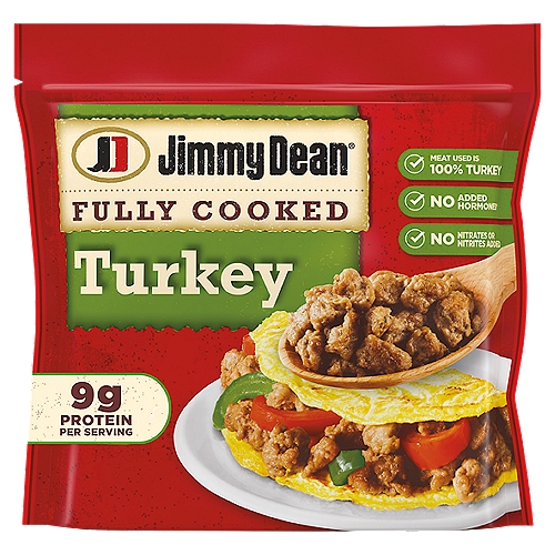 Jimmy Dean® Fully Cooked Breakfast Turkey Sausage Crumbles, 9.6 oz