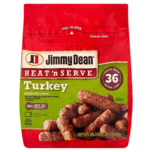 Brighten your morning with easy-to-prepare sausage links. Made with quality turkey, seasoned with our signature blend of spices, our links have 11 grams of protein per serving to power your day.