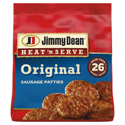 Jimmy Dean® Heat 'N Serve Original Pork Breakfast Sausage Patties, 26