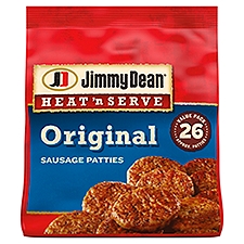 Jimmy Dean® Heat 'N Serve Original Pork Breakfast Sausage Patties, 26 Count
