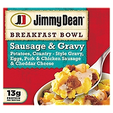 Jimmy Dean Sausage & Gravy Breakfast Bowl, 7 oz, 7 Ounce