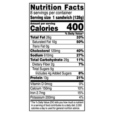 Jimmy Dean Croissant Breakfast Sandwiches with Sausage, Egg, Cheese, Frozen, 8 Count