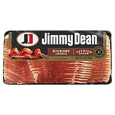 Jimmy Dean Premium Hickory, Smoked Bacon, 12 Ounce