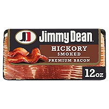 Jimmy Dean Premium Hickory Smoked Bacon, 12 oz