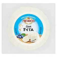 Président Goat Feta, Cheese, 8 Ounce