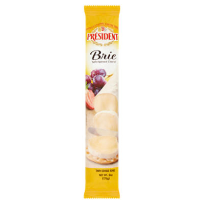 Président Brie SoftRipened Cheese, 6 oz The Fresh Grocer