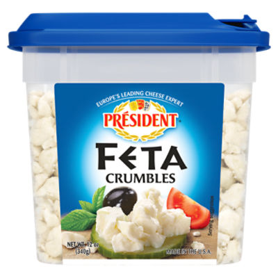 Président Feta Crumbles, 12 oz