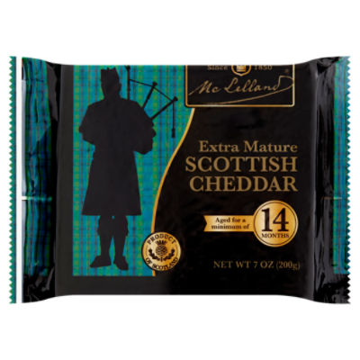 McLelland Extra Mature Scottish Cheddar Cheese, 7 oz